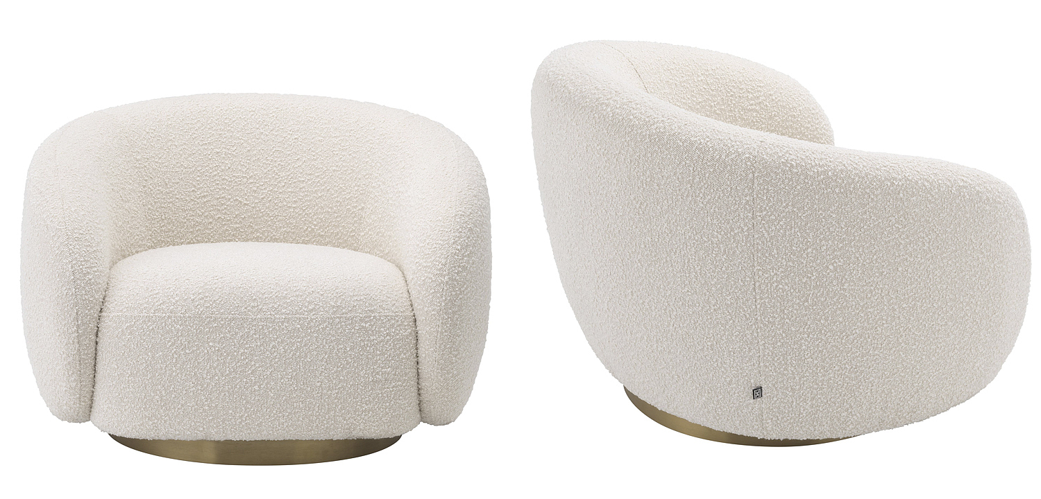 Кресло Eichholtz Swivel Chair Brice Кресло Eichholtz Swivel Chair Brice - Loft-Concept в Казани