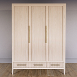 Большой Шкаф Primo Светлый дуб с 3 дверьми и 3 выдвижными ящиками варинант исполнения - 1 | Loft Concept в Казани