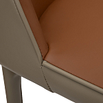 Стул барный с терракотовой обивкой из экокожи Spectacular High Chair варинант исполнения - 3 | Loft Concept в Казани