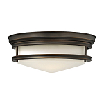 Потолочный светильник с белым матовым стеклянным плафоном в форме перевернутого конуса Hinkley варинант исполнения - 12 | Loft Concept в Казани