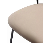 Стул Singer Chair без подлокотников светло-коричневый Велюр варинант исполнения - 5 | Loft Concept в Казани