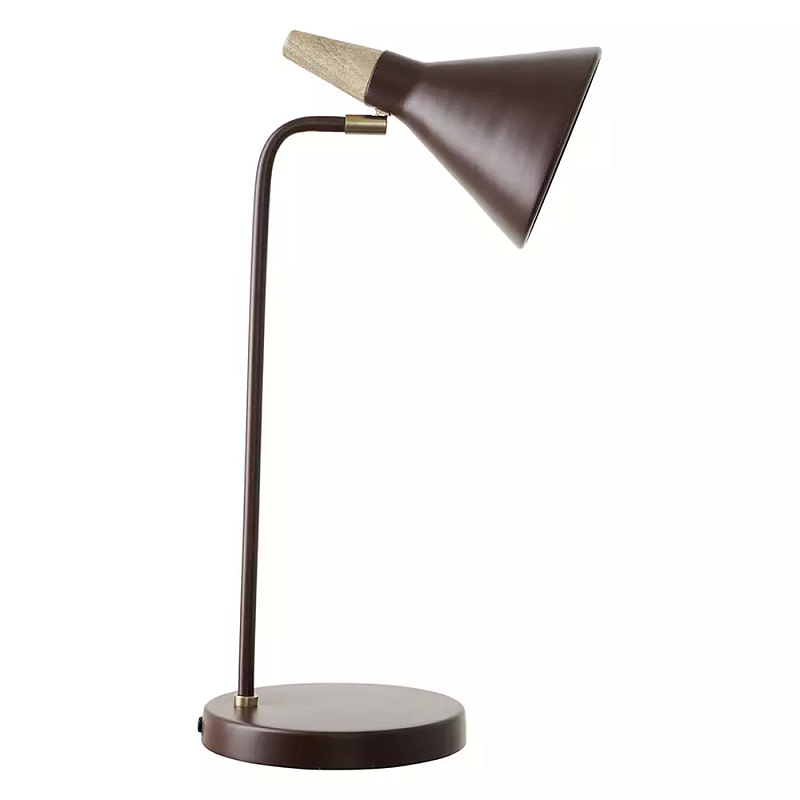 Настольная лампа с конусообразным плафоном Plum Table Lamp Сливовый в Казани | Loft Concept 