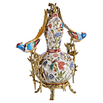 Ваза из фарфора с птицами и цветочной росписью Garden of Eden варинант исполнения - 1 | Loft Concept в Казани