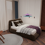 Подвесной вязаный светильник в двухцветном исполнении «Двойной Токио»  варинант исполнения - 3 | Loft Concept в Казани