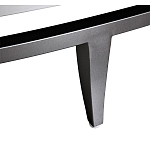 Комод фактурный серебристый с дверцами Silver Chest of Drawers варинант исполнения - 3 | Loft Concept в Казани