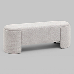 Банкетка Taks букле светло-серый варинант исполнения - 1 | Loft Concept в Казани