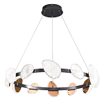 Люстра подвесная круглая с овальными плафонами Iona chandelier варинант исполнения - 6 | Loft Concept в Казани