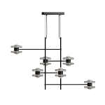 Каркасная люстра Balance варинант исполнения - 1 | Loft Concept в Казани