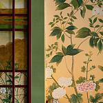 Обои ручная роспись Four Seasons Original colourway on painted Xuan paper with gold ombre варинант исполнения - 3 | Loft Concept в Казани