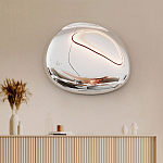 Абстрактная скульптура на стену в виде капли воды Water Outline варинант исполнения - 4 | Loft Concept в Казани