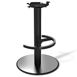 Барный стул вращающийся со спинкой и подлокотниками Douglas Rhombus Синий Велюр варинант исполнения - 3 | Loft Concept в Казани