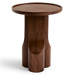 Приставной столик из массива дерева Walnut Triple варинант исполнения - 3 | Loft Concept в Казани