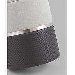 Пуф Mauldine с ящиком серо-черный с экокожей варинант исполнения - 3 | Loft Concept в Казани