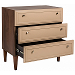 Комод бежевый из массива бука с 3-мя ящиками Wenge Light варинант исполнения - 3 | Loft Concept в Казани