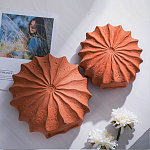 Ваза керамическая в виде круглой терракотовой морской раковины Galapagos варинант исполнения - 5 | Loft Concept в Казани