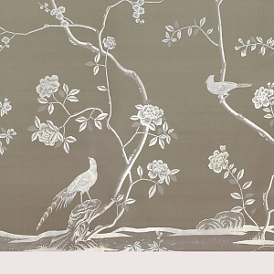 Обои ручная роспись Badminton Lead Grey