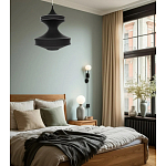 Подвесной вязаный черный светильник «Моника» варинант исполнения - 4 | Loft Concept в Казани