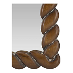 Зеркало с текстурной рамой из натурального дерева  Pine Wall Mirror варинант исполнения - 3 | Loft Concept в Казани