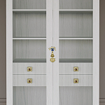 Дизайнерский шкаф витрина Elsa Dreams White с 4-мя ящиками варинант исполнения - 2 | Loft Concept в Казани