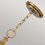 Люстра подвесная цвета латунь с прозрачным овальным стеклянным плафоном Hinkley варинант исполнения - 3 | Loft Concept в Казани