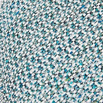 Дизайнерское круглое мягкое кресло в голубой пестрой обивке Roux Round Armchair варинант исполнения - 7 | Loft Concept в Казани