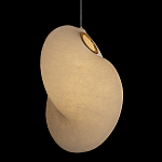 Подвесной светильник белый с фигурным тканевым плафоном White Whirlwinds варинант исполнения - 4 | Loft Concept в Казани