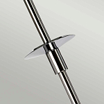 Подвесной светильник хромированного цвета с граненым прозрачным стеклянным плафоном Elstead Lighting варинант исполнения - 6 | Loft Concept в Казани