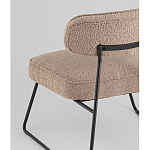 Кресло лаунж Kate букле капучино варинант исполнения - 3 | Loft Concept в Казани