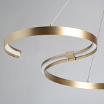 Люстра подвесная светодиодная в виде волнообразной ленты Ribbon Vortex варинант исполнения - 23 | Loft Concept в Казани