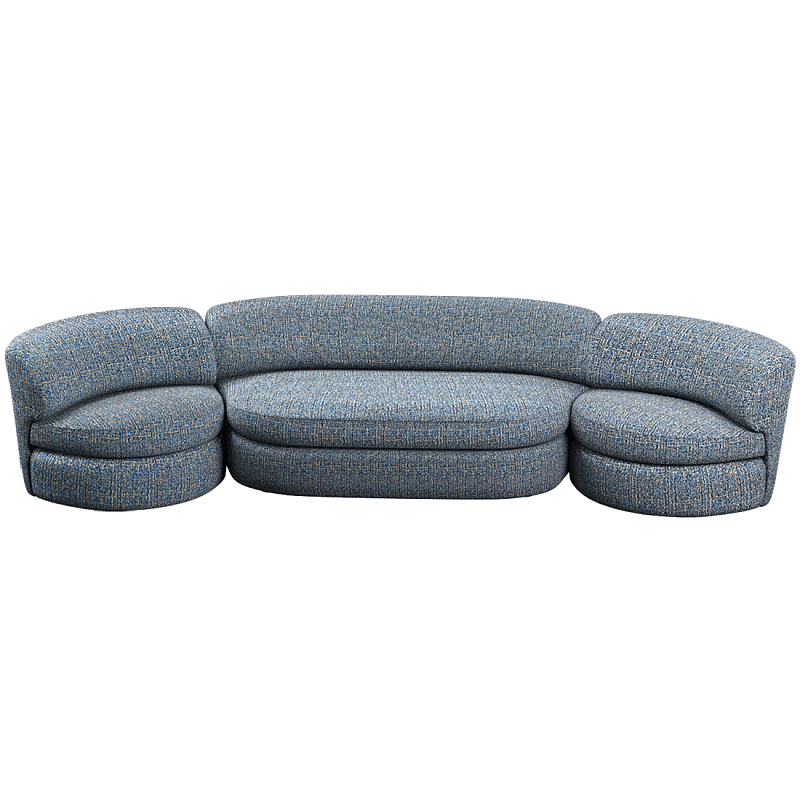 Диван модульный Ulysses Синий в Казани | Loft Concept 