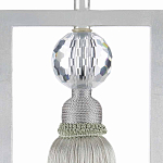 Торшер с прямоугольным тканевым абажуром на белом мраморном основании Silver Threads варинант исполнения - 2 | Loft Concept в Казани