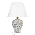 Настольная лампа с цветочной росписью Lamp Flower Painting варинант исполнения - 1 | Loft Concept в Казани