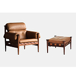 Пуф с каркасом из дерева и обивкой из кожи Furniture Medieval варинант исполнения - 1 | Loft Concept в Казани