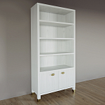 Книжный Стеллаж Elsa Dreams White с задней стенкой варинант исполнения - 2 | Loft Concept в Казани