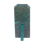 Часы погон ВС подарочные настольные из натурального камня Змеевик Military Clock варинант исполнения - 18 | Loft Concept в Казани