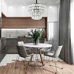 Люстра с хрустальными подвесками в виде капель Antoine Crystal Drops Chrome Chandelier 9 варинант исполнения - 3 | Loft Concept в Казани