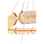 Люстра кольцевая с текстурным природным рисунком IceFlame варинант исполнения - 5 | Loft Concept в Казани