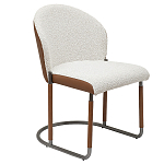 Стул мягкий с обивкой из рогожки и экокожи Contrasting Performance варинант исполнения - 5 | Loft Concept в Казани