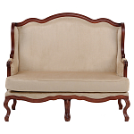 Диван двухместный из натурального бука бежевый Solid Luxury варинант исполнения - 1 | Loft Concept в Казани