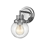 Бра для ванных комнат с прозрачным шарообразным плафоном из стекла с пузырьками на круглом основании Hinkley варинант исполнения - 6 | Loft Concept в Казани
