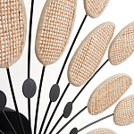 Настенный светильник с плетеным декором Wicker Leaves Wall Lamp варинант исполнения - 3 | Loft Concept в Казани