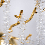 Бра золотого цвета с ветвями и хрустальными подвесками FAIRYTREE Light варинант исполнения - 5 | Loft Concept в Казани