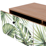 Длинная ТВ-тумба с принтом на ящиках Elise TV Stand варинант исполнения - 5 | Loft Concept в Казани