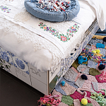 Дизайнерская кровать с системой хранения варинант исполнения - 4 | Loft Concept в Казани