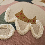 Подушка с цветочным принтом и кисточками Blooming Elegance Daisy варинант исполнения - 6 | Loft Concept в Казани