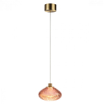 Подвесной светильник с прозрачным стеклянным плафоном округлой формы Effervia  варинант исполнения - 4 | Loft Concept в Казани