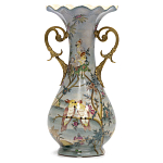 Ваза фарфоровая с попугаями Gaya варинант исполнения - 2 | Loft Concept в Казани